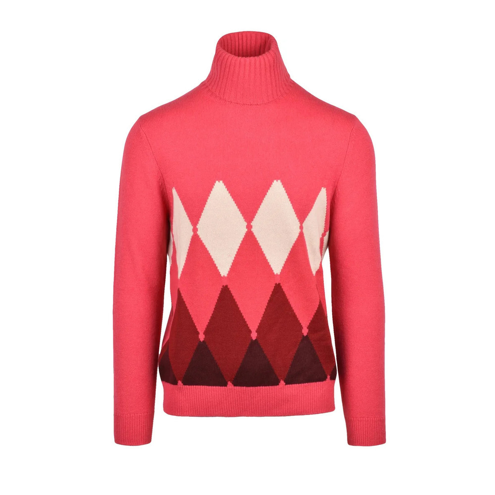 BALLANTYNE Cashmere Turtleneck Pullover - Pink
